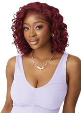 OUTRE AIRTIED HUMAN HAIR BLEND 100% FULLY HAND-TIED WIG HHB-LOOSE DEEP 12
